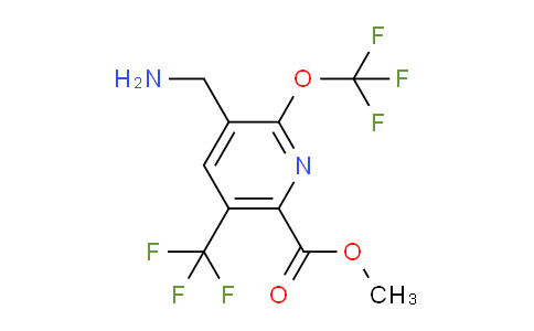 Methyl 3-(aminomethyl)-2-(trifluoromethoxy)-5-(trifluoromethyl)pyridine-6-carboxylate