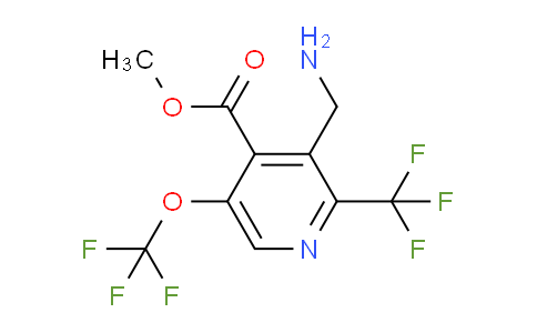 AM144950 | 1806756-37-5 | Methyl 3-(aminomethyl)-5-(trifluoromethoxy)-2-(trifluoromethyl)pyridine-4-carboxylate