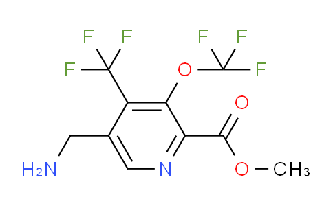 AM144952 | 1805297-42-0 | Methyl 5-(aminomethyl)-3-(trifluoromethoxy)-4-(trifluoromethyl)pyridine-2-carboxylate