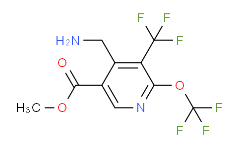 AM144954 | 1805294-43-2 | Methyl 4-(aminomethyl)-2-(trifluoromethoxy)-3-(trifluoromethyl)pyridine-5-carboxylate