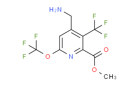 AM144955 | 1805297-53-3 | Methyl 4-(aminomethyl)-6-(trifluoromethoxy)-3-(trifluoromethyl)pyridine-2-carboxylate