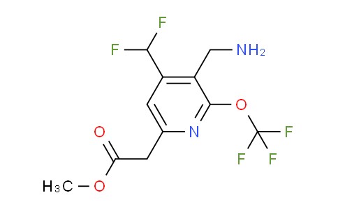 AM144958 | 1805918-74-4 | Methyl 3-(aminomethyl)-4-(difluoromethyl)-2-(trifluoromethoxy)pyridine-6-acetate