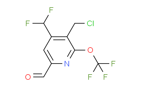 AM144962 | 1804656-97-0 | 3-(Chloromethyl)-4-(difluoromethyl)-2-(trifluoromethoxy)pyridine-6-carboxaldehyde
