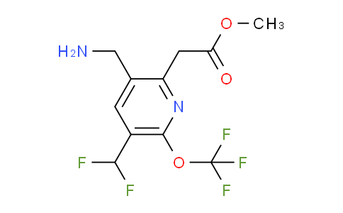 AM144966 | 1804436-93-8 | Methyl 3-(aminomethyl)-5-(difluoromethyl)-6-(trifluoromethoxy)pyridine-2-acetate