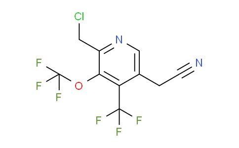 AM144967 | 1804363-60-7 | 2-(Chloromethyl)-3-(trifluoromethoxy)-4-(trifluoromethyl)pyridine-5-acetonitrile