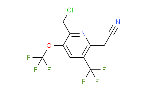 AM144969 | 1804758-22-2 | 2-(Chloromethyl)-3-(trifluoromethoxy)-5-(trifluoromethyl)pyridine-6-acetonitrile