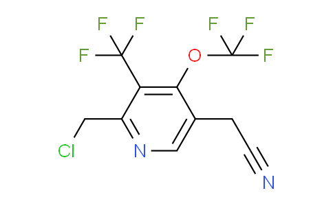 AM144971 | 1805149-66-9 | 2-(Chloromethyl)-4-(trifluoromethoxy)-3-(trifluoromethyl)pyridine-5-acetonitrile