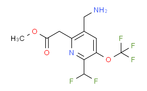 AM144973 | 1804669-30-4 | Methyl 5-(aminomethyl)-2-(difluoromethyl)-3-(trifluoromethoxy)pyridine-6-acetate