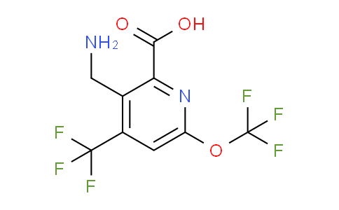AM144975 | 1806167-96-3 | 3-(Aminomethyl)-6-(trifluoromethoxy)-4-(trifluoromethyl)pyridine-2-carboxylic acid