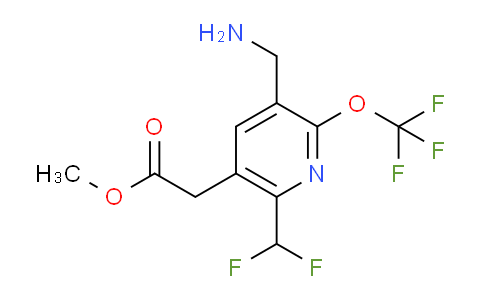 AM144977 | 1804861-11-7 | Methyl 3-(aminomethyl)-6-(difluoromethyl)-2-(trifluoromethoxy)pyridine-5-acetate