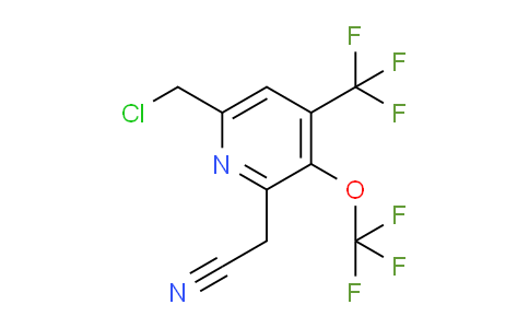 AM144978 | 1804628-66-7 | 6-(Chloromethyl)-3-(trifluoromethoxy)-4-(trifluoromethyl)pyridine-2-acetonitrile