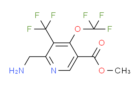 AM144979 | 1806067-22-0 | Methyl 2-(aminomethyl)-4-(trifluoromethoxy)-3-(trifluoromethyl)pyridine-5-carboxylate
