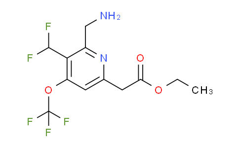 AM144980 | 1804437-26-0 | Ethyl 2-(aminomethyl)-3-(difluoromethyl)-4-(trifluoromethoxy)pyridine-6-acetate