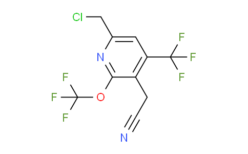 AM144981 | 1805306-92-6 | 6-(Chloromethyl)-2-(trifluoromethoxy)-4-(trifluoromethyl)pyridine-3-acetonitrile