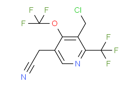 AM144987 | 1805149-79-4 | 3-(Chloromethyl)-4-(trifluoromethoxy)-2-(trifluoromethyl)pyridine-5-acetonitrile