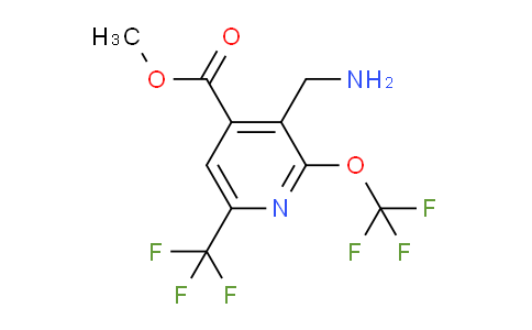 AM145000 | 1805297-27-1 | Methyl 3-(aminomethyl)-2-(trifluoromethoxy)-6-(trifluoromethyl)pyridine-4-carboxylate