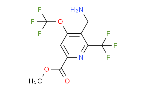 AM145002 | 1804937-99-2 | Methyl 3-(aminomethyl)-4-(trifluoromethoxy)-2-(trifluoromethyl)pyridine-6-carboxylate
