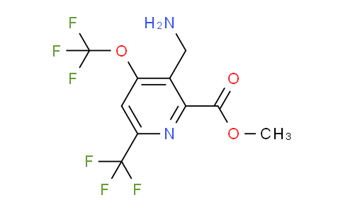 AM145003 | 1806067-43-5 | Methyl 3-(aminomethyl)-4-(trifluoromethoxy)-6-(trifluoromethyl)pyridine-2-carboxylate