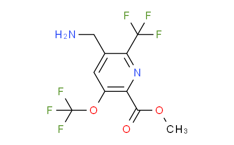AM145004 | 1805031-83-7 | Methyl 3-(aminomethyl)-5-(trifluoromethoxy)-2-(trifluoromethyl)pyridine-6-carboxylate