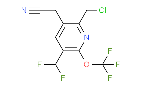 AM145008 | 1805182-10-8 | 2-(Chloromethyl)-5-(difluoromethyl)-6-(trifluoromethoxy)pyridine-3-acetonitrile
