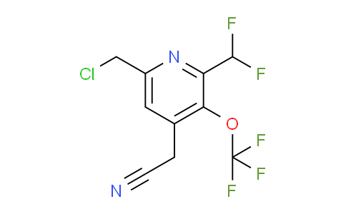 AM145011 | 1805281-80-4 | 6-(Chloromethyl)-2-(difluoromethyl)-3-(trifluoromethoxy)pyridine-4-acetonitrile
