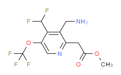 AM145015 | 1804860-85-2 | Methyl 3-(aminomethyl)-4-(difluoromethyl)-5-(trifluoromethoxy)pyridine-2-acetate