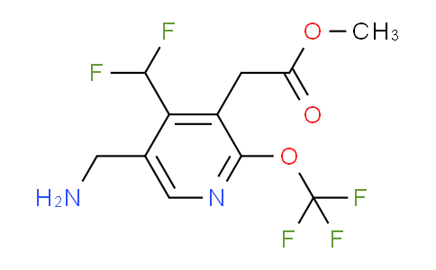 AM145018 | 1804669-14-4 | Methyl 5-(aminomethyl)-4-(difluoromethyl)-2-(trifluoromethoxy)pyridine-3-acetate