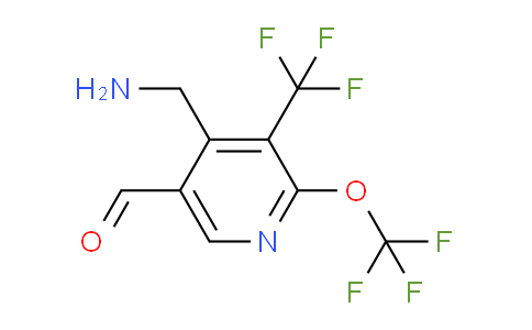 AM145022 | 1804441-55-1 | 4-(Aminomethyl)-2-(trifluoromethoxy)-3-(trifluoromethyl)pyridine-5-carboxaldehyde