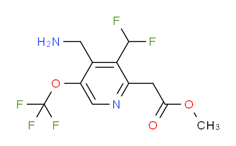 AM145025 | 1804436-97-2 | Methyl 4-(aminomethyl)-3-(difluoromethyl)-5-(trifluoromethoxy)pyridine-2-acetate