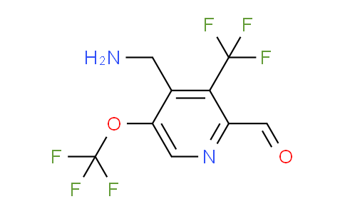 AM145028 | 1805093-49-5 | 4-(Aminomethyl)-5-(trifluoromethoxy)-3-(trifluoromethyl)pyridine-2-carboxaldehyde