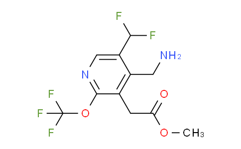 AM145031 | 1805298-19-4 | Methyl 4-(aminomethyl)-5-(difluoromethyl)-2-(trifluoromethoxy)pyridine-3-acetate