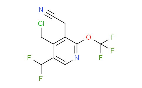 AM145036 | 1805306-60-8 | 4-(Chloromethyl)-5-(difluoromethyl)-2-(trifluoromethoxy)pyridine-3-acetonitrile