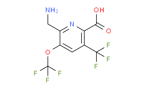 AM145039 | 1805093-62-2 | 2-(Aminomethyl)-3-(trifluoromethoxy)-5-(trifluoromethyl)pyridine-6-carboxylic acid