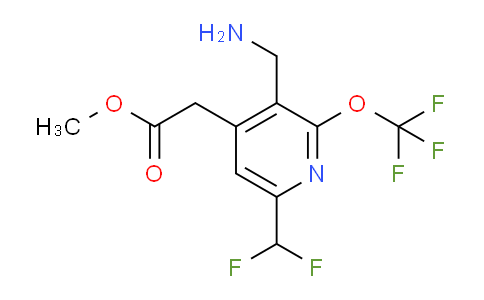 AM145040 | 1806189-57-0 | Methyl 3-(aminomethyl)-6-(difluoromethyl)-2-(trifluoromethoxy)pyridine-4-acetate