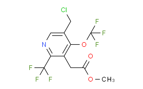 AM145042 | 1805281-63-3 | Methyl 5-(chloromethyl)-4-(trifluoromethoxy)-2-(trifluoromethyl)pyridine-3-acetate