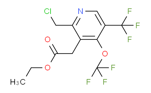 AM145058 | 1806776-95-3 | Ethyl 2-(chloromethyl)-4-(trifluoromethoxy)-5-(trifluoromethyl)pyridine-3-acetate