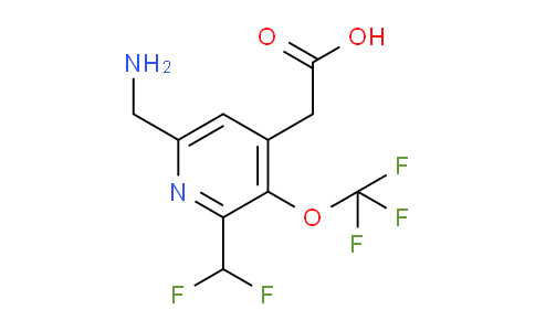 AM145061 | 1805028-18-5 | 6-(Aminomethyl)-2-(difluoromethyl)-3-(trifluoromethoxy)pyridine-4-acetic acid