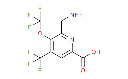 AM145062 | 1804673-65-1 | 2-(Aminomethyl)-3-(trifluoromethoxy)-4-(trifluoromethyl)pyridine-6-carboxylic acid