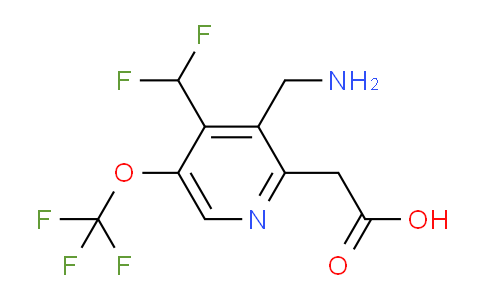 AM145065 | 1805297-30-6 | 3-(Aminomethyl)-4-(difluoromethyl)-5-(trifluoromethoxy)pyridine-2-acetic acid