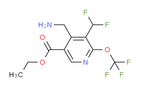 AM145067 | 1805296-24-5 | Ethyl 4-(aminomethyl)-3-(difluoromethyl)-2-(trifluoromethoxy)pyridine-5-carboxylate