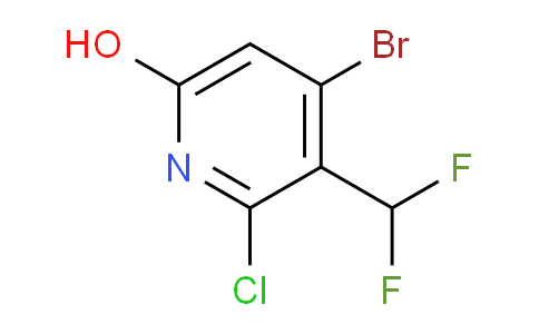 4-Bromo-2-chloro-3-(difluoromethyl)-6-hydroxypyridine