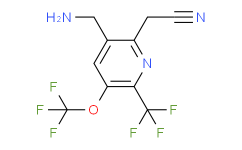 AM145073 | 1804887-04-4 | 3-(Aminomethyl)-5-(trifluoromethoxy)-6-(trifluoromethyl)pyridine-2-acetonitrile