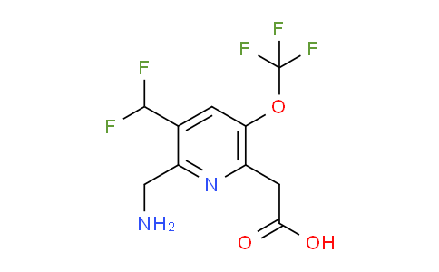 AM145078 | 1803996-43-1 | 2-(Aminomethyl)-3-(difluoromethyl)-5-(trifluoromethoxy)pyridine-6-acetic acid