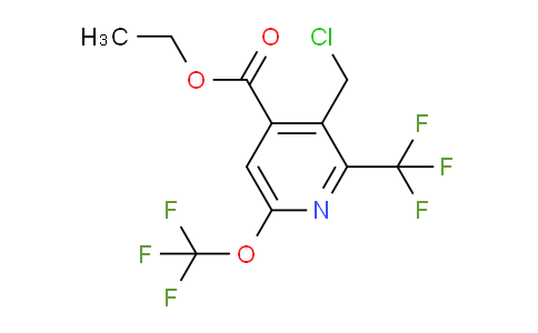 AM145079 | 1805152-43-5 | Ethyl 3-(chloromethyl)-6-(trifluoromethoxy)-2-(trifluoromethyl)pyridine-4-carboxylate