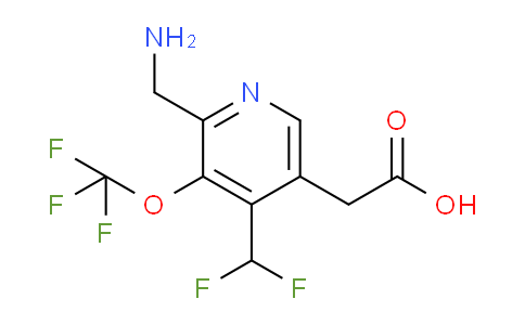 AM145080 | 1806068-68-7 | 2-(Aminomethyl)-4-(difluoromethyl)-3-(trifluoromethoxy)pyridine-5-acetic acid
