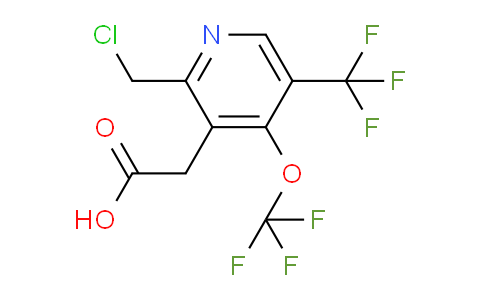 AM145084 | 1805311-60-7 | 2-(Chloromethyl)-4-(trifluoromethoxy)-5-(trifluoromethyl)pyridine-3-acetic acid