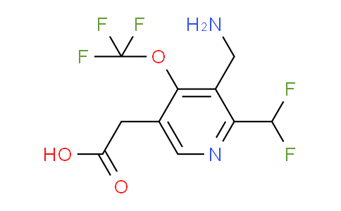 AM145092 | 1804668-52-7 | 3-(Aminomethyl)-2-(difluoromethyl)-4-(trifluoromethoxy)pyridine-5-acetic acid