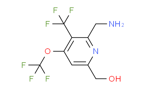 2-(Aminomethyl)-4-(trifluoromethoxy)-3-(trifluoromethyl)pyridine-6-methanol