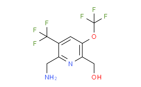 2-(Aminomethyl)-5-(trifluoromethoxy)-3-(trifluoromethyl)pyridine-6-methanol