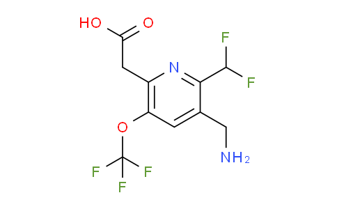 AM145097 | 1806068-83-6 | 3-(Aminomethyl)-2-(difluoromethyl)-5-(trifluoromethoxy)pyridine-6-acetic acid